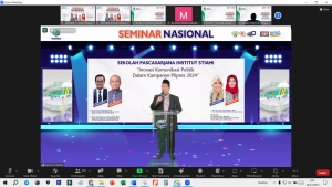 Seminar Nasional Sekolah Pascasarjana Institut Stiami “Inovasi Komunikasi Politik Dalam Kampanye Pilpres 2024”